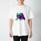 pawrakiyaの猫（（））ドット絵 スタンダードTシャツ