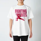 KOHAKUMARUの戦う少女～FIGHTING SPIRITS(赤)～ スタンダードTシャツ