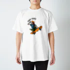 スタイリッシュ屋の【スカルスケーター】 Regular Fit T-Shirt