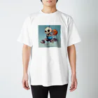 Oz techのスカルフープ：ゴーストプレイヤーのダンクショット Regular Fit T-Shirt