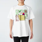 ちゅんすけ（ ●e● ）のちゅんカフェＰＫ（ミント スタンダードTシャツ