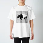 harukiのオシャレする動物　マレーバク×迷彩 Regular Fit T-Shirt