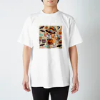 あとりえmignonのハロウィンドッグ Regular Fit T-Shirt
