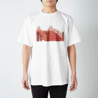 Amiの狐の手毬唄 太鼓橋と狛狐 Regular Fit T-Shirt
