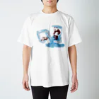 N谷スタジオのパンダの親子 Regular Fit T-Shirt