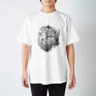 HOMEHOSTELGalleryのAimi Nakano × HOME HOSTEL OSAKA 新世界 スタンダードTシャツ