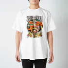 HOMEHOSTELGalleryのえりっくえいりあん × HOME HOSTEL OSAKA 新世界 スタンダードTシャツ