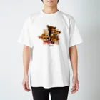 tomi_moonの【tomi_moon】柴犬のとびだす！4姉妹 カラー Regular Fit T-Shirt