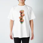  Kuunsirppiのりんごりんごりんごりんご Regular Fit T-Shirt