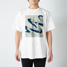 きたいちよの流れる桜 Regular Fit T-Shirt