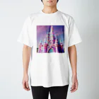 Lavender Wishの砂糖菓子のお城 Regular Fit T-Shirt