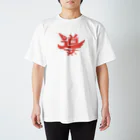 ミチビくん ＳＨＯＰの導ヤタガラスstyle RED Regular Fit T-Shirt