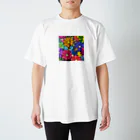 FK__kismyft2の塗り絵 花 スタンダードTシャツ