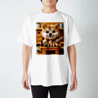 ぺろり庵のキラキラ寿司犬 Regular Fit T-Shirt