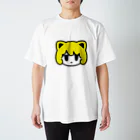 nekomimiのnekomimi face 真顔 Regular Fit T-Shirt