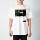 GAMERA3のAKIBAのサイバーなメンテナンスハッチ スタンダードTシャツ