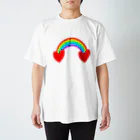 ミラくまの仲直りの虹 Regular Fit T-Shirt