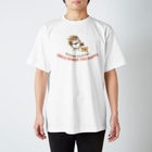 “すずめのおみせ” SUZURI店のHello! すずめだいきち Regular Fit T-Shirt