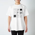 ダブルハピネスのブロックハピネス Regular Fit T-Shirt