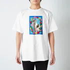 Ａｔｅｌｉｅｒ　Ｈｅｕｒｅｕｘのチューリップと猫 スタンダードTシャツ