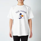 NIKORASU GOの野球ユーモアデザインTシャツ「ヤジ担当」（Tシャツ・パーカー・グッズ・ETC） スタンダードTシャツ