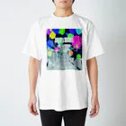 みつstationの電車内/風船 Regular Fit T-Shirt