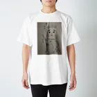 sanshaineのそら豆フェイス スタンダードTシャツ