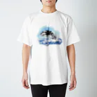 akane_art（茜音工房）のいきものイラスト（シャチ） Regular Fit T-Shirt