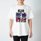 sawallowのKijitora KISS スタンダードTシャツ