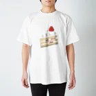 harrrrigaeのショートケーキ スタンダードTシャツ