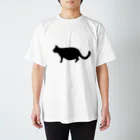 ハンマーチンパンジーのFat cat スタンダードTシャツ