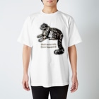 MUSEUM LAB SHOP MITのSnow leopard＊ユキヒョウTシャツ Regular Fit T-Shirt