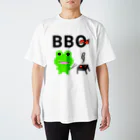 みらケロのBBQを楽しむカエルくん スタンダードTシャツ