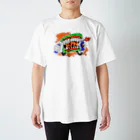 BPN(ボッピン)のBPNロゴ 青 Regular Fit T-Shirt