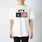 NEKOZE PANDAのRECパンダ スタンダードTシャツ