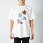 瓶底の空の花の流れ Regular Fit T-Shirt