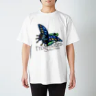 引田玲雄 / Reo Hikitaのカエルメイトより「アオアゲハガエル」 スタンダードTシャツ