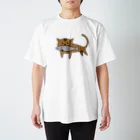 釣活の漁港猫 スタンダードTシャツ