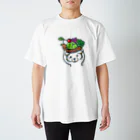 真希ナルセ（マキナル）の菜食主義な柴犬（白柴） Regular Fit T-Shirt