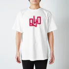 岡田育 / Iku OkadaのQuit Before 40 - Pink/White スタンダードTシャツ