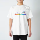 Ladybugcolorの混色フラワー（ライト） スタンダードTシャツ