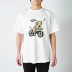 efrinmanのbicycleラブ イエロー スタンダードTシャツ