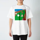 いんきょたんショップの犬シリーズ-キャッチボール- Regular Fit T-Shirt
