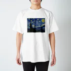 Art Baseの星月夜 / フィンセント・ファン・ゴッホ(The Starry Night 1889) Regular Fit T-Shirt