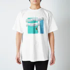 カラフルをふふふと作る場所の素材はかわい Regular Fit T-Shirt