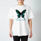 さちこの生物雑貨のミヤマカラスアゲハ Regular Fit T-Shirt