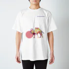 どうぶつのホネ、ときどきキョウリュウ。のフタコブラクダのホネ Regular Fit T-Shirt