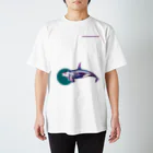 どうぶつのホネ、ときどきキョウリュウ。のシャチのホネ Regular Fit T-Shirt