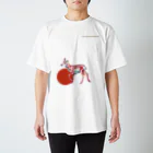 どうぶつのホネ、ときどきキョウリュウ。のプロングホーンのホネ Regular Fit T-Shirt