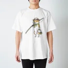 真希ナルセ（マキナル）の釣り柴 スタンダードTシャツ